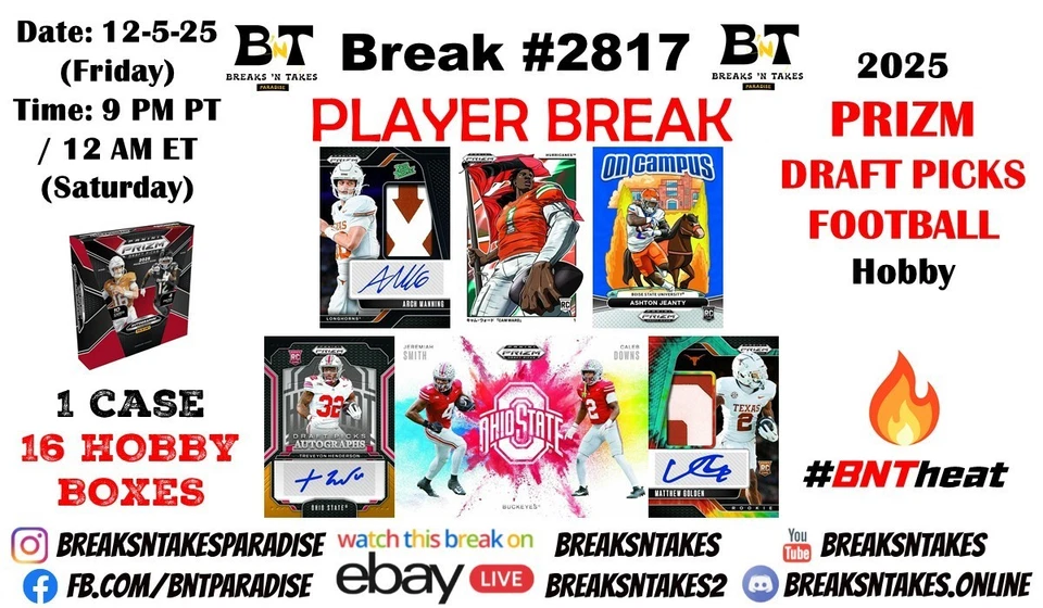 Коллекционные бейсбольные карточки DEION BURKS 2025 Prizm Draft Picks вскрытие ЧЕХЛА NO2817 - Изображение 1 из 1