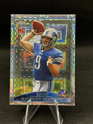 2009 Topps Chrome - Matthew Stafford #TC210 X-Fractor (RC) Beautiful Copy!! - Image 1 of 2