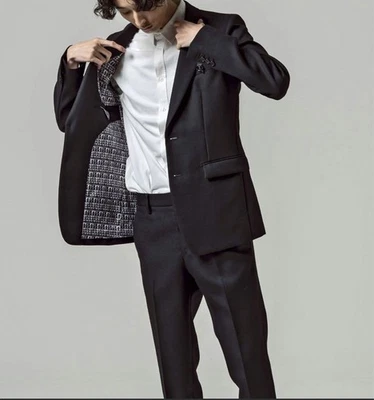 Conjunto Traje Viktor Rolf Seal Negro Talla M Colección Lana Clásica Foto 1 de 4