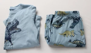 Carter's Boy's Dinosaur Loose Fit 2 Piece Pajama Set EJ3 Blue Size 8 NWT - Picture 1 of 8