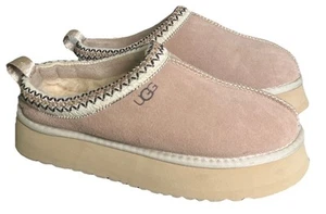 Ugg TAZZ Tasman Sand Platform ciabatte da donna scamosciate taglia US 7/8 - Foto 1 di 10