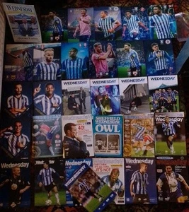31 Sheffield Wednesday Programmes Mixed Seasons Can Split - Picture 1 of 24