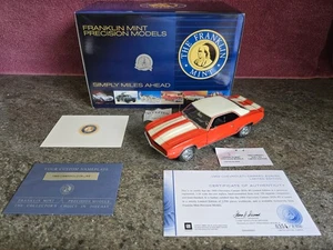 Franklin Mint 1969 Camaro Z/28 RS "ORANGE" LE 1:24 RARE! - Picture 1 of 21