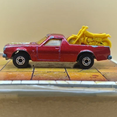 Matchbox Superfast #60 Holden Pick-Up with Yellow Motorcycles - Image 1 of 4