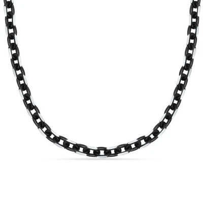 Collana Sector Bold Uomo Acciaio Nero e Silver (SAXS02) - Immagine 1 di 4
