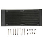 Water Cooling Radiator 8 Pipes G1/4 Thread 80Mm Dual Fans Aluminum Alloy Hea Gdb