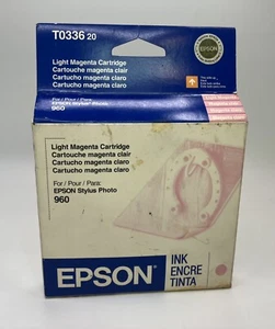 Epson Stylus Photo 960 Printer Ink Cartridge T0336 20 Light Magenta NOS Expired - Picture 1 of 5