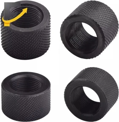 4Pck 1/2 X 28 & 5/8 X 24 Thread Protector Steel for .22LR .223 5.56 & .308 LR308 - Image 1 of 4