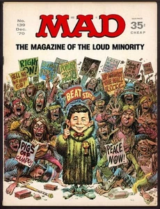 Mad Magazine - 1970, December - Airplane Parody, Ironside Parody, Tokensim - Picture 1 of 2
