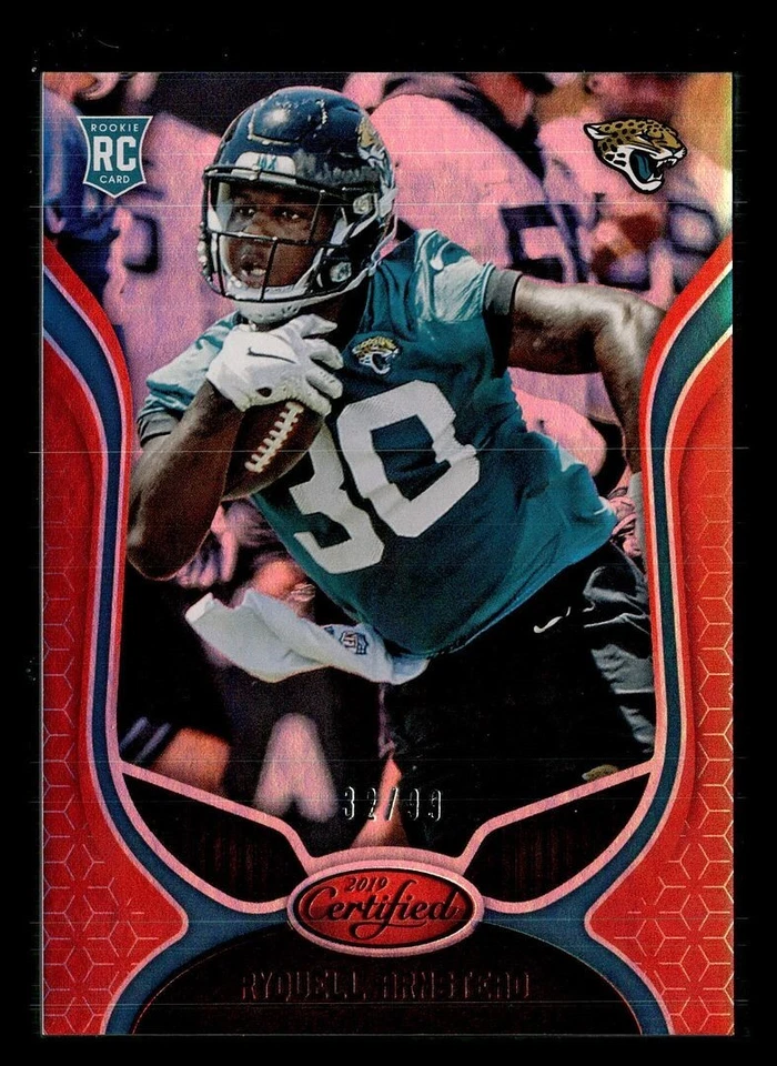 2019 CERTIFIED RED /99 ROOKIE RYQUELL ARMSTEAD JAGUARS - Image 1 of 1