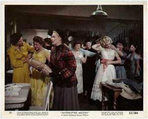 Interrupted Melody 1955 Original Color Mini Lobby Card Eleanor Parker - Picture 1 of 1