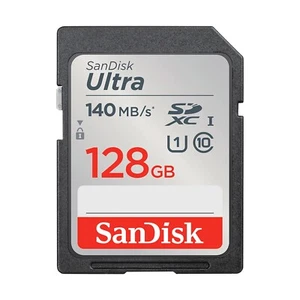 SanDisk Ultra 128GB 140MB/s SDXC C10 UHS-I  4x6 Camera SD Memory Card - Picture 1 of 1