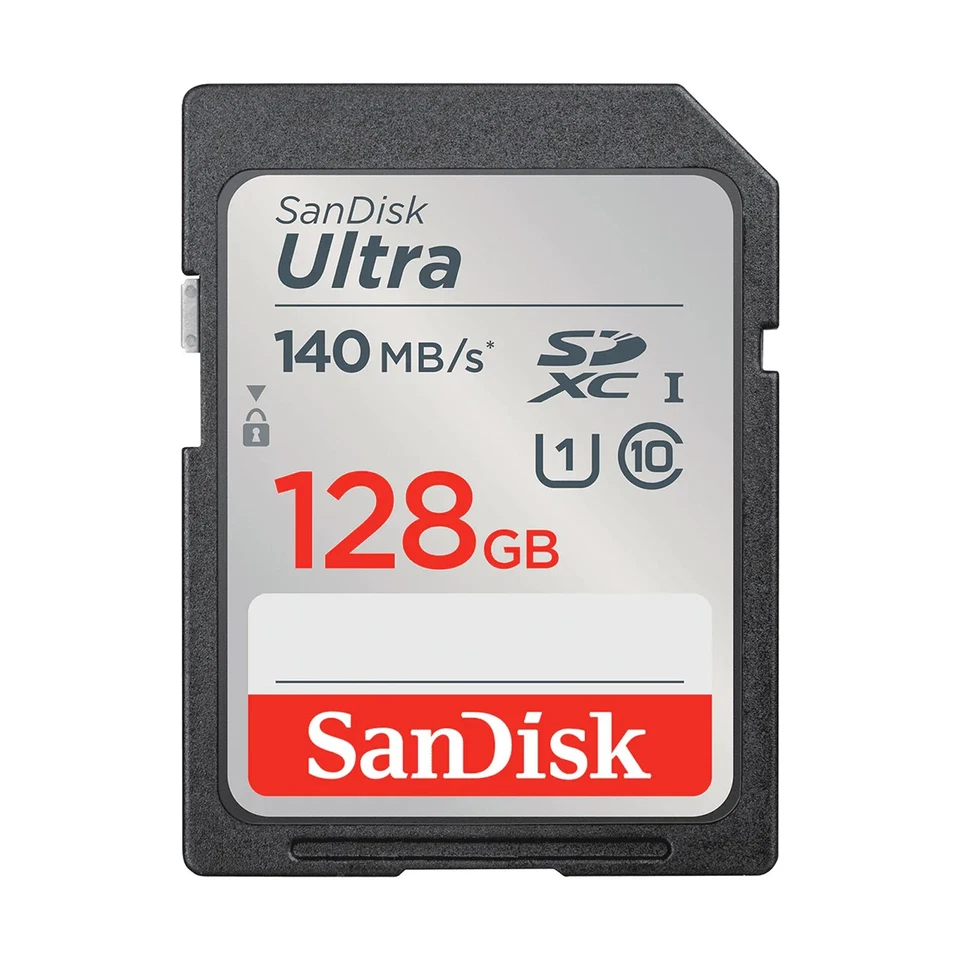 SanDisk Ultra 128GB 140MB/s SDXC C10 UHS-I  4x6 Camera SD Memory Card - Image 1 of 1