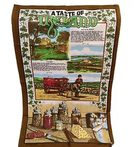 A Taste Of Ireland Souvenir Küchentuch Geschirrtuch Irland 100% Leinen Kartoffel - Bild 1 von 8