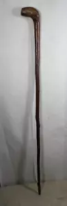 Antico autentico bastone da passeggio irlandese legno naturale Blackthorn Shillelagh 36 - Foto 1 di 10