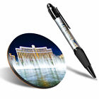 1 x Round Coaster & 1 Pen - Bellagio Hotel Las Vegas USA #3097