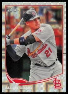 2013 Topps Chrome X-Fractor Allen Craig St. Louis Cardinals #121 - Picture 1 of 2