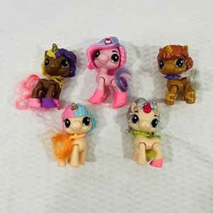 Zuru Unicorn Squad Lot Of 5 Surprise Pony Cute Glitter Hair Shoes - Picture 1 of 2