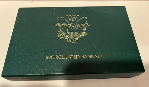 1991 P US Uncirculated Bank Set in Original Packaging w/Box Cover