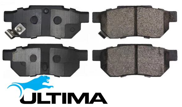REAR SEMI-METALLIC BRAKE PAD SET FOR HONDA INTEGRA DB ZC 1.6 I4 TILL 07/1993 FWD - image 1 of 1