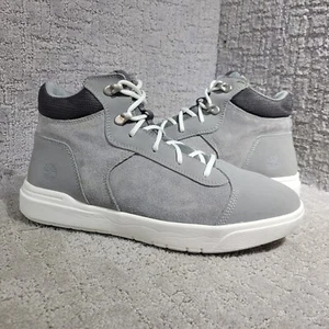 Timberland Seneca Bay Men's Size 10 US Gray Suede Leather Ankle Boots A5X7N - Picture 1 of 11