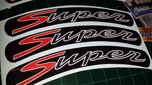 Vespa GTS Super Sport Rim tape Wheel stickers EXCLUSIVE DESIGN 2 125 200 250 300 - Picture 1 of 9