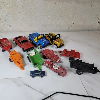 Vintage Tootsie Toy Diecast Cars Trailers Firebird As Is Condition - Image 1 of 4