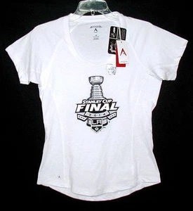 NUEVO Top Pullover Mujer Talla M Stanley Cup Final 2014 Los Angeles NHL Blanco ANTIGUA - Imagen 1 de 3