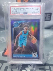 2018/19 Panini Donruss Optik lila Devonte Graham Rc #189 PSA 9 - Bild 1 von 2