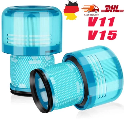 MARKENLOS 2x Hepa Filter für Dyson V15 V15s Detect Absolute Extra Kabelloser Staubsauger