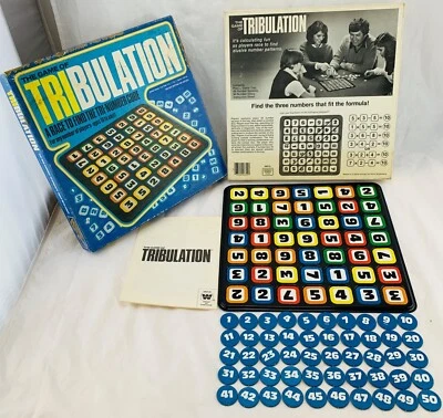 1974 Game of Tribulation by Whitman Complete in Very Good Condition FREE SHIP - Image 1 of 4