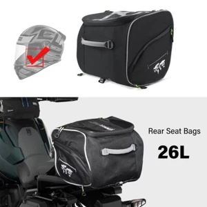 Rear Seat Bag For Honda Yamaha BMW C400GT C400X C650GT 26L Tunnel bag - Picture 1 of 15