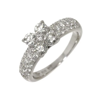 Ponte Vecchio Diamond 1.01ct Ring 18K WG 750 Size4.5(US) 90291534 - Image 1 of 4