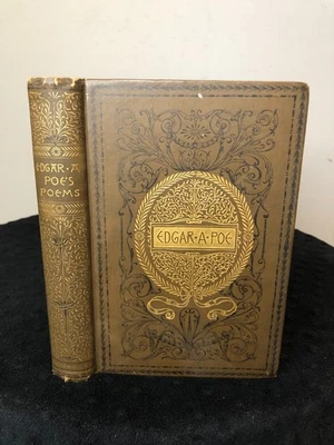 1882 Poems of Edgar Allen Poe w/Memoir ~ The Raven/Lenore + - Image 1 of 4