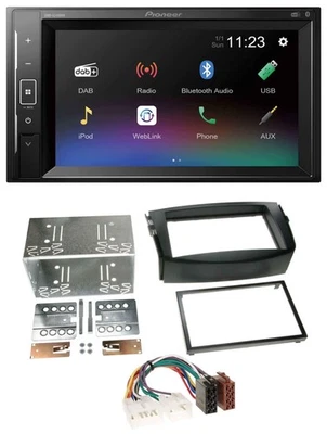 Pioneer DAB MP3 2DIN Bluetooth USB Autoradio für Toyota RAV 4 (2006-2013) - Bild 1 von 4