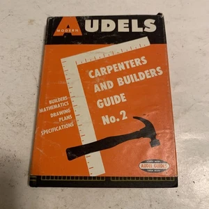 Vintage Audels 1963 Carpenters & Builders Guide Book Volume 2.  B14 - Picture 1 of 5