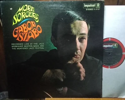 Gabor Szabo - More Sorcery Vinyl LP 1967 Impulse! Vinyl LP  VG+ (K-77) - Image 1 of 2