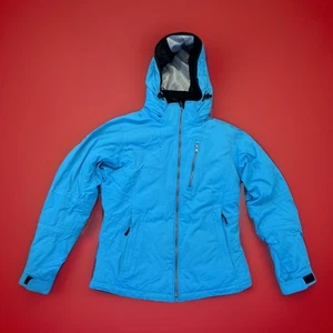 Usada en Excelente Condición Obermeyer Chaqueta Ajustada Invierno Esquí Mujer Azul Teal Talla 8 Precio de venta sugerido por el fabricante $369 - Imagen 1 de 19
