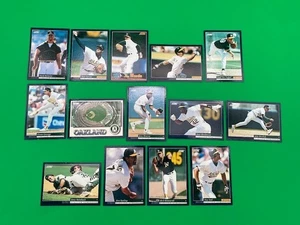 Score 1994 MLB Oakland Athletics Lot of 14 Different Trading Cards - Bild 1 von 7