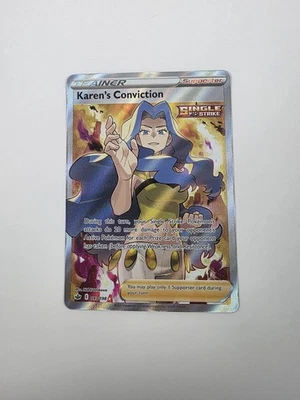 Karens Conviction 193/198 Chilling Reign NM Full Art Ultra Rare Pokemon Card - Image 1 of 2