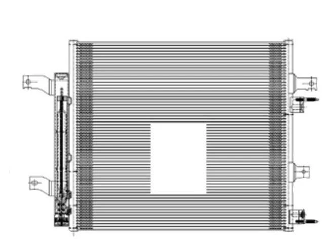 Condensador de aire acondicionado 82XKYY38 para XJ F tipo XF XKR XFR XK S 2011 2012 2014 2013 2017 Foto 1 de 1