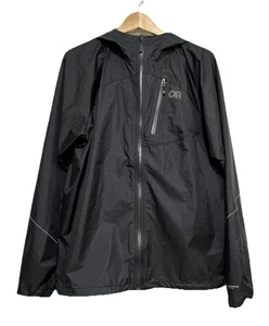 Outdoor Research Men's Helium Hooded Rain Jacket Medium Diamond Fuse - Picture 1 of 15