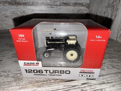 1/64 IH Farmall 1206 Turbo Tractor With Duals Black Chase Die-Cast Ertl - Image 1 of 4