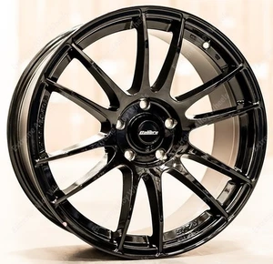 Llantas de aleación Suzuka negras de 18" para VW Passat Scirocco T-roc Tigaun Touran T4 5x112 - Imagen 1 de 9