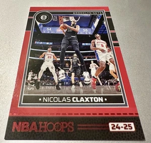 Panini NBA HOOPS 2024-25 Nic Claxton rojo paralelo 37/75 #46 - Imagen 1 de 3