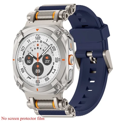 Correa de metal de silicona + funda para Samsung Galaxy Watch Ultra 2025/7Ultra 47 mm Foto 1 de 4