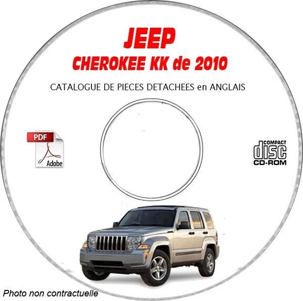 CHEROKEE KK 10 - Catalogue Pieces CDROM JEEP Anglais Expédition - --, Support - - Photo 1/1