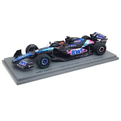 2024 Esteban Ocon BWT Alpine F1 Team A524 Canada GP - 1/43 Spark Models - Immagine 1 di 3