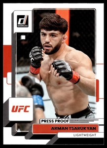 2023 Donruss UFC Press Proof Silver #8 Arman Tsarukyan - Lightweight