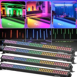 80LED Bar 1M Uplighter Wall Washer Strip Light DMX Link RGB 180W Colour Batten - Picture 1 of 15